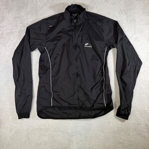 Skinfit Funktionsstoff Black Cycling‎ Windbreaker Jacket Mens Large Reflective